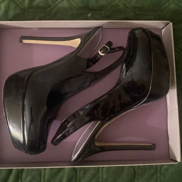 Black Platform Stilettos 5inch heel - Picture 4 of 4